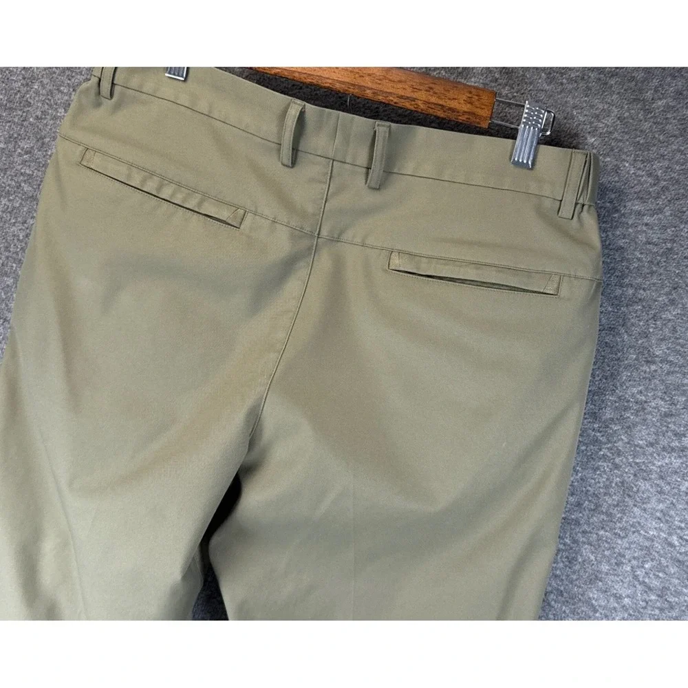 Jack Archer Jetsetter Pants Mens 32x29 Olive Green Performance Chino Golf Travel